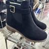 Женские ботильоны больших размеров Doc Martens в новом британском стиле, с пряжкой на ремне, круглым носком и квадратным каблуком