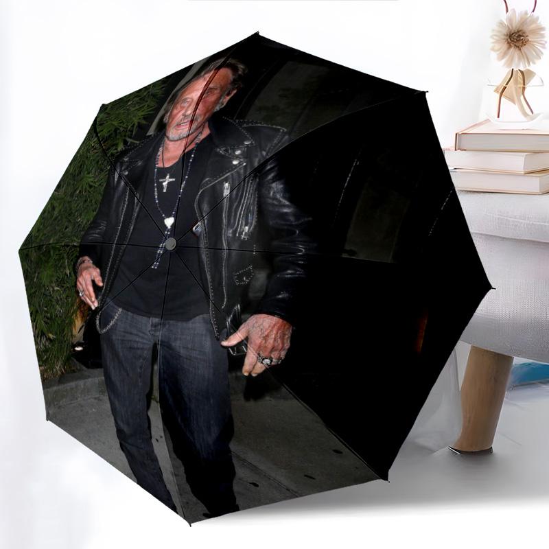 Stars Dreams: SMET Journey Folding umbrella 8 paraphenoid bones Portable Umbrella Three folds printing