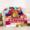 1 шт., Плед Disney Елена из Авалора, Мягкий плед для декора комнаты, Уличные пледы, Гостиная, Путешествия, Кемпинг
