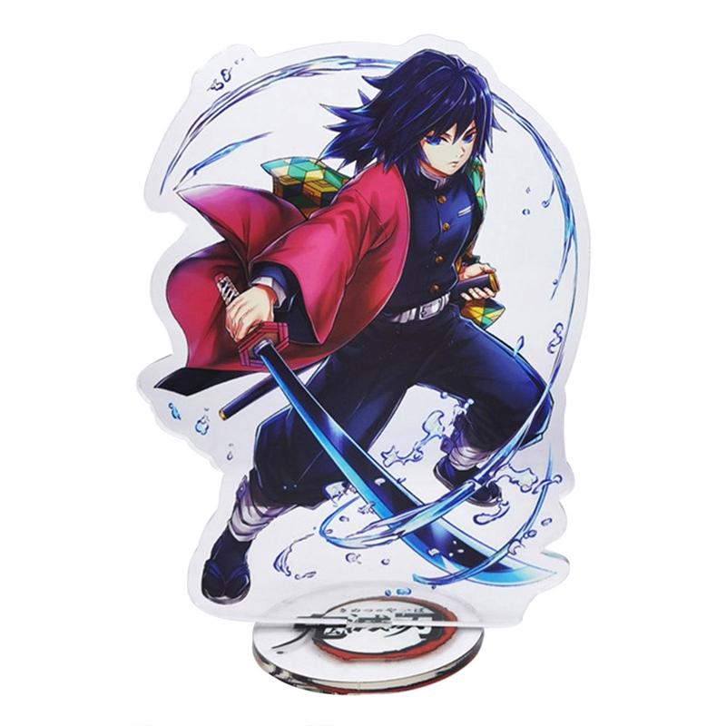 Anime Demon Slayer Cartoon Character Transparent Acrylic Stand Doll Model Toy Desktop Decoration Gift