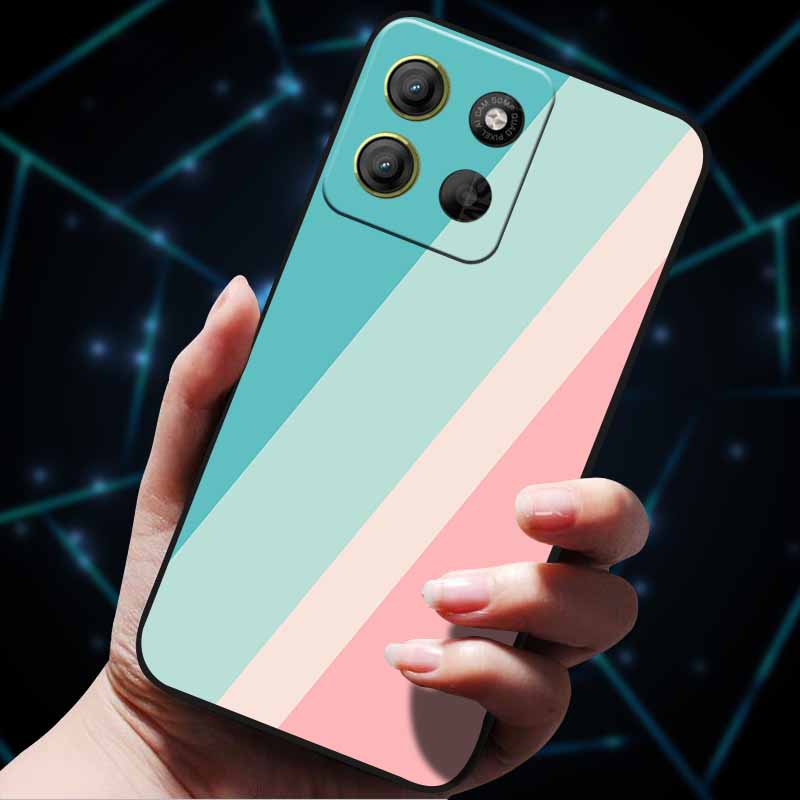 For Moto G15 4G Case Painted Cats Soft Silicone Lovely Back Case for Motorola Moto G15 Power G 15 Phone Cover MotoG15 etui Funda