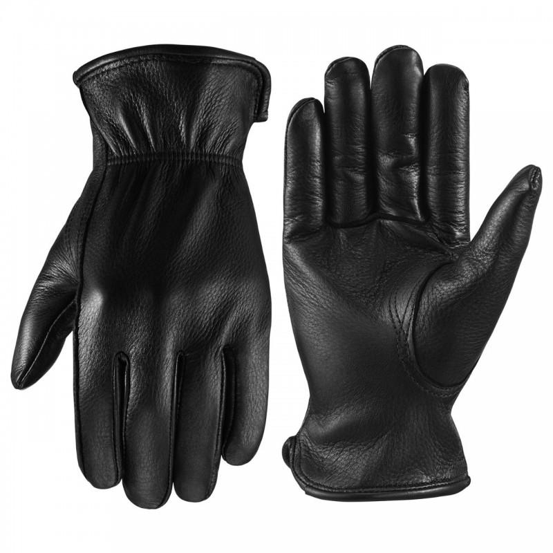 Deerskin Motorcycle Gloves Men Women Anti-Slip Sweat-Absorbent Breathable Riding Off-Road Commuting Outdoor