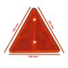 Янтарная пара треугольных светоотражателей безопасности с винтами Подходит для автомобилей Трактор Универсальное применение