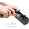 Knife Sharpeners with Adjustable Angle Knob, Multifunctional 3-Stage Sharpening, with Tungsten Alloy, Ceramic and Diamond Slots