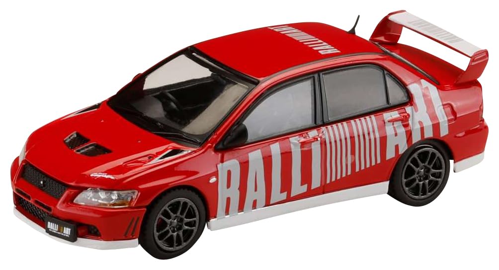 HJ64 Mitsubishi Lancer Evolution 7 GSR RALLIART Palma Red Finished Product 1/64