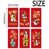 6Pcs/Set Paper Craft 2026 Horse Year Red Envelope Cartoon 2026 Horse Year Red Pocket  Lunar New Year