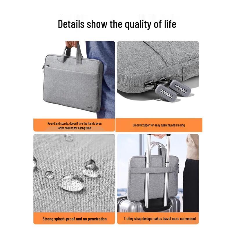 Ugreen 13-13.9 Inch Unisex Business Laptop Carry Bag - 5 Pack