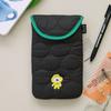 LINE FRIENDS BT21 Chimmy Winter Quilted Multi Pouch