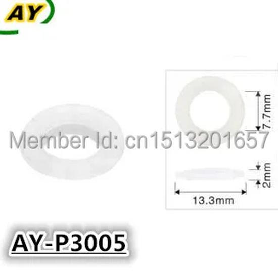 100pieces auto part plastic gasket ,washer for fuel injector 0280150558 replacemet (AY-P3009)