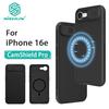 NILLKIN Для iPhone 16e чехол для телефона CamShield Pro магнитный чехол защита камеры слайдер крышка
