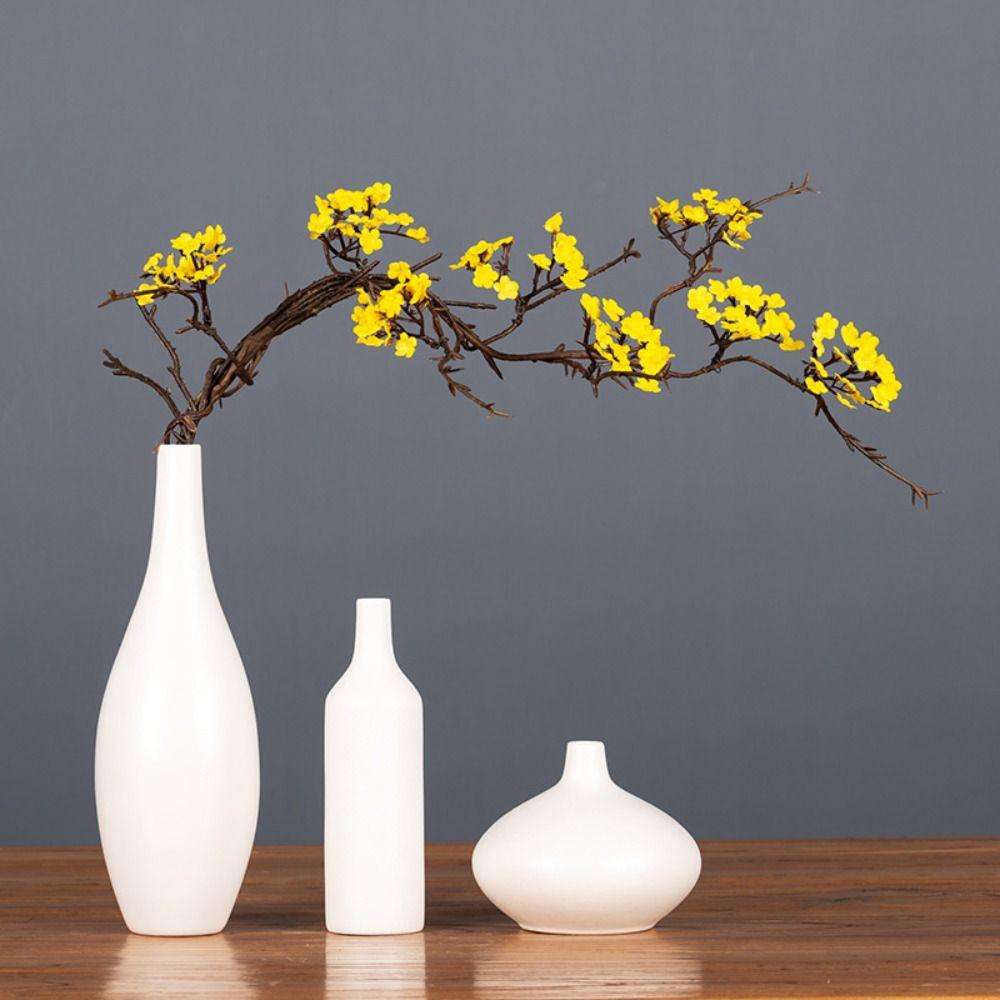 Realistic Artificial Cherry Blossoms Branches Plastic Fake Flower Home Decor