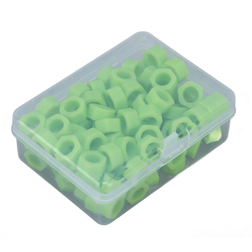 100pcs Dental Rings Silicone Color Instrument Rings for Instruments Identification
