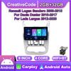 9 Inch Android Carplay For Renault Logan I Sandero 2009-2015 Car Radio Multimedia Video Player GPS Navigation WIFI 2+32GB