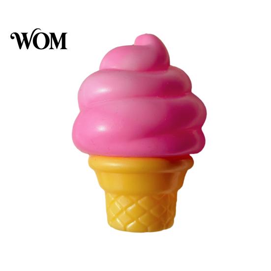 Soft Stress Ball Transparent Lemon Squeeze Toy, Relief Jellyfish Ice Cream Anxiety Toy Clear Cube Sensory for Kids Adults Reduction