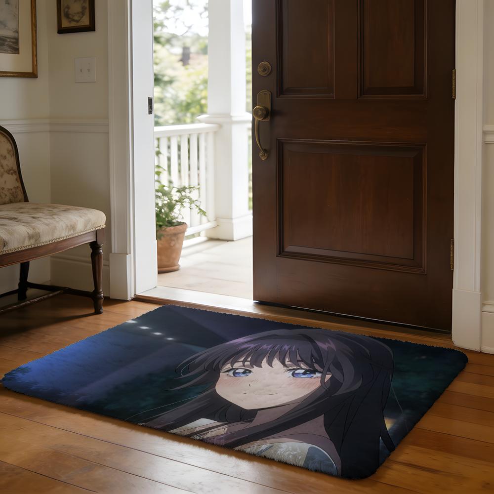 Floor Mat Soft Flannel Rug Non Slip Absorbent Mat for Bathroom Bedroom Home Decor Rapper W WAKE UP LUCKI