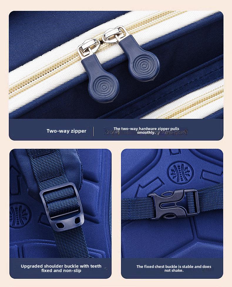 Cloud Schoolbag: Lightweight, Large-Capacity Backpack for Grades 1-6