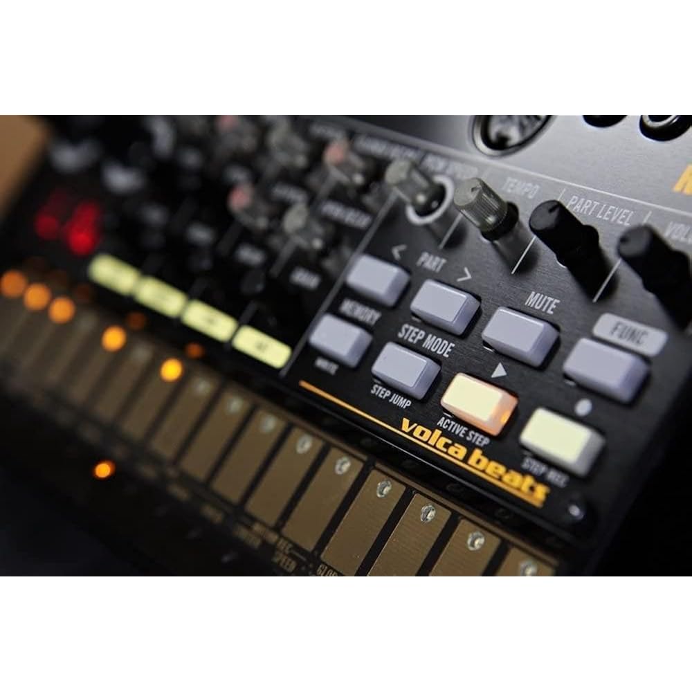 KORG Аналоговая драм-машина, volca beats, 16-шаговый секвенсор, питание от батарей, встроенный динамик, ч...