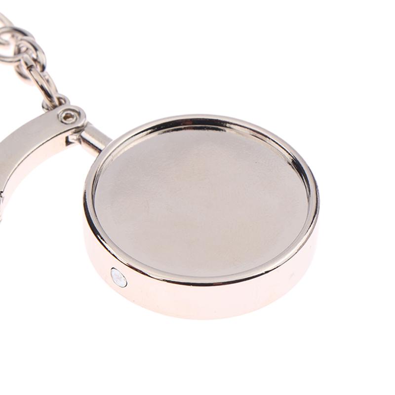 Простой круглый металлический складной крючок-держатель для сумки, портативные крючки для сумок, брелок, подвески для стола, многоцелевой нескользящий крючок