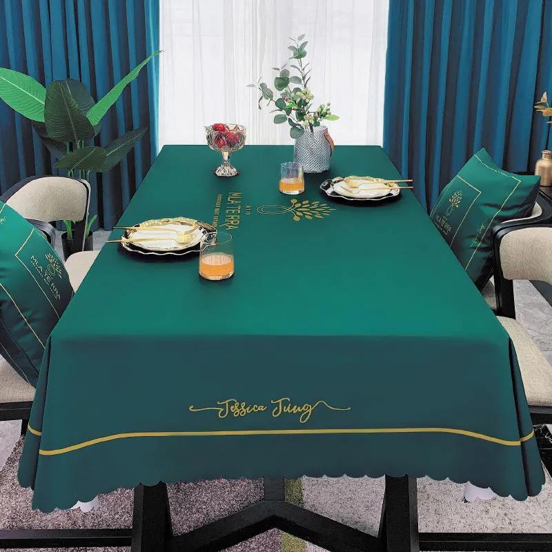 Скатерть водонепроницаемая и маслостойкая скатерть одноразовая современная прямоугольная скатерть для журнального столика ткань для украшения дома