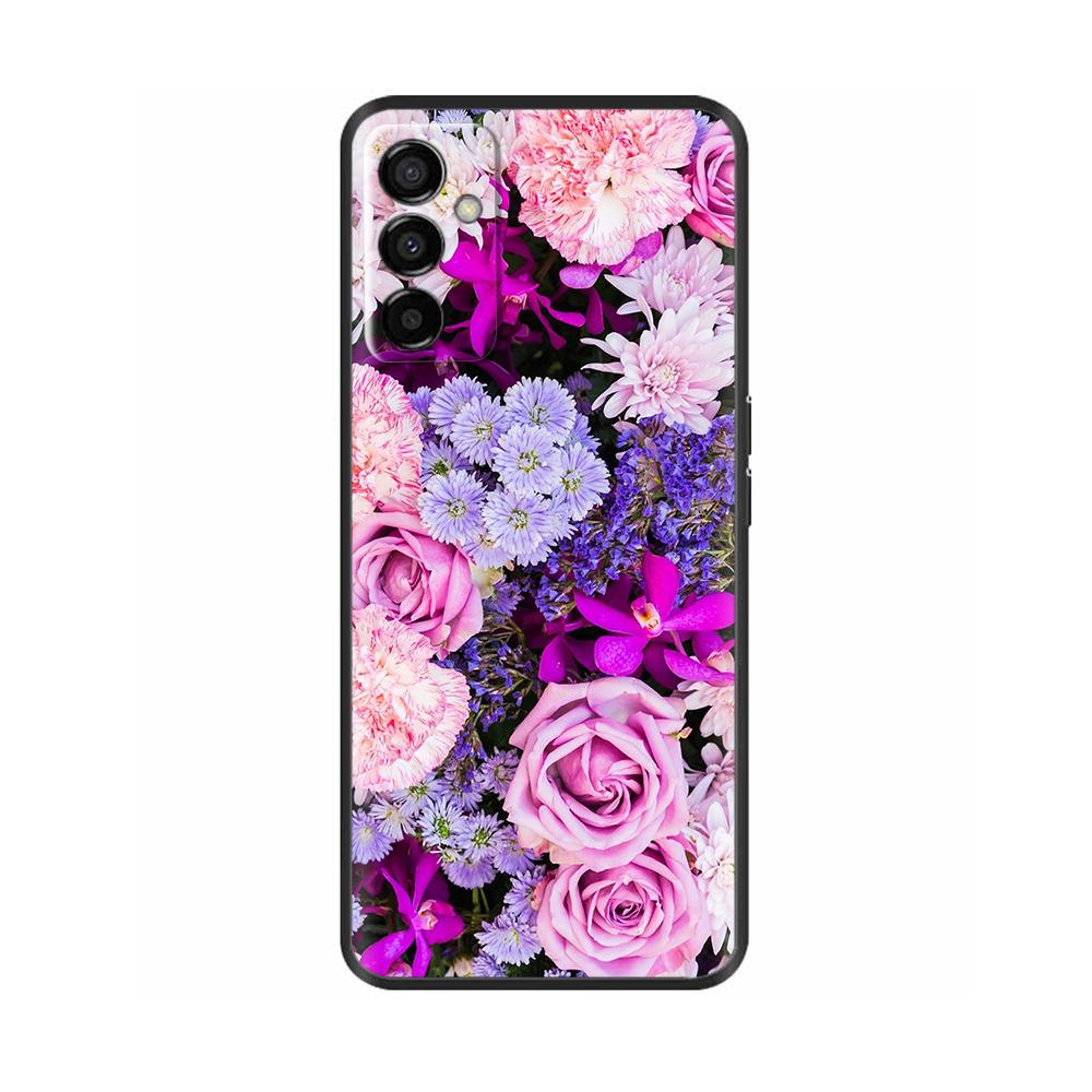 Для Samsung Galaxy M13 4G Чехол Мультяшная Бабочка Мягкий Силикон ТПУ Чехлы для Телефона Для Samsung M13 Чехол M 13 Coque Ударопрочный Funda
