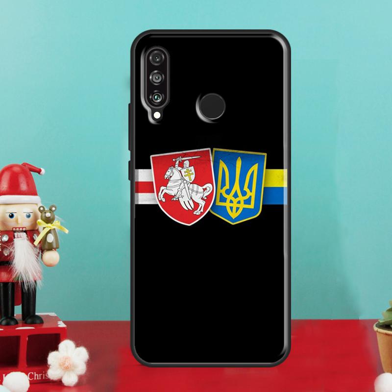Флаг Украины Тризуб Для Huawei Nova 5T 10 9 SE 12s 11i 12i Y91 Y90 Y60 Y70 Y72 Y61 P20 P30 P40 Lite P60 Pro Чехол