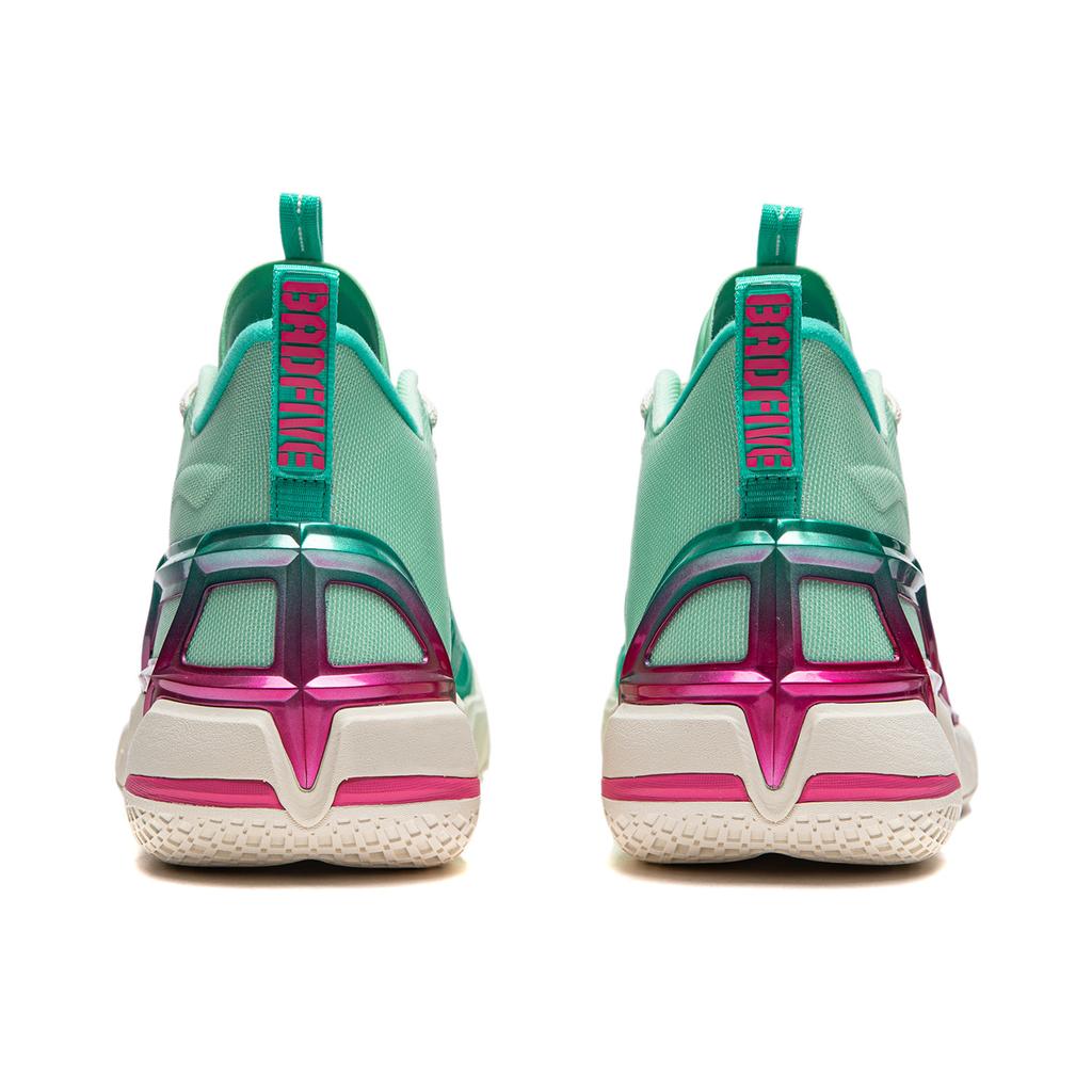 Li Ning Fan Wu 4 Weichu Youcai Basketball Shoes Men Sneakers Green Purple ABFU015-4