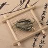 Латунь Древнее насекомое Кембрийский трилобит Маленькая статуэтка Офисные настольные украшения Чай Домашние животные Поделки Фигурки животных Миниатюры Игрушка