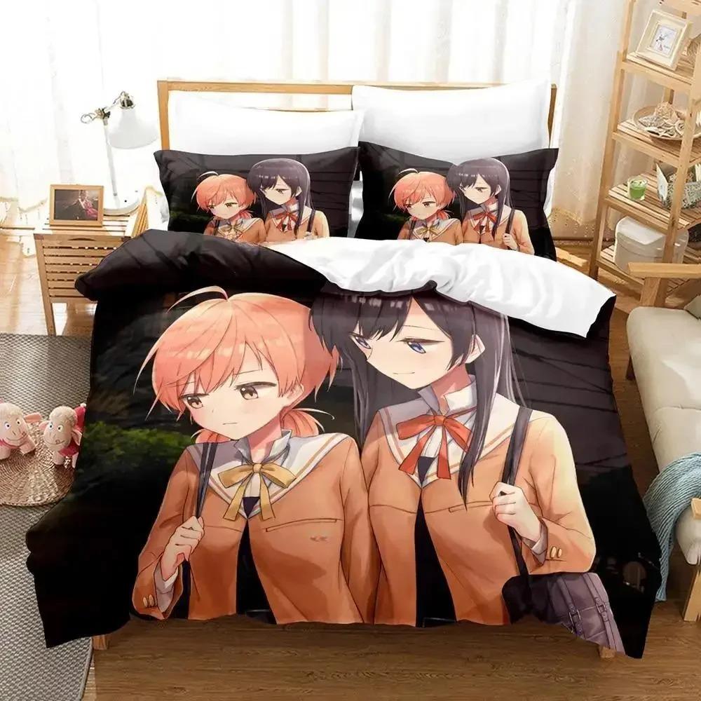 Новый комплект постельного белья Bloom Into You Single Twin Full Queen King Size Bed Set Adult Kids Bedroom Duvet Cover Sets Anime Bed Sheet Set