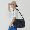 Apparel Basic Mesh Messenger Bag (Jet Black), AM23B0805-7000021193