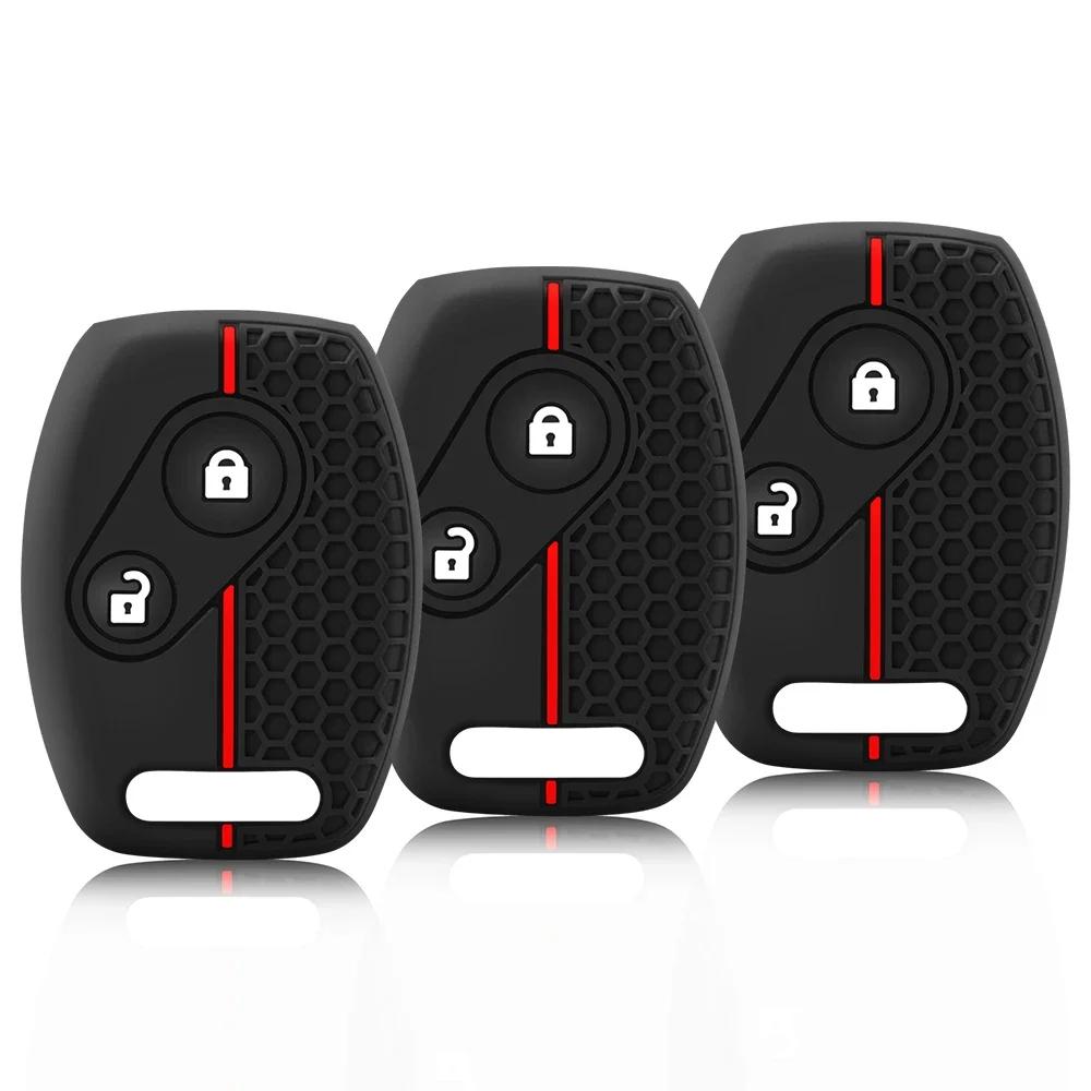 Силиконовый чехол для автомобильного ключа для Honda Civic 2006-2011 2017 Accord CRV 2003 2007 Jazz HRV