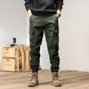 Versatile Men's Pants Casual Leggings High Quality Multi-bag Overalls Men's Clothing