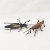 Grasshopper Decorations for Home Metal Locust Christmas Decor Tearoom Ornaments Tea Pet Miniatures Animal Figures Ant Holder