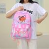 3Pcs/Set Chainsaw Man Kawaii Casual School Bag Colorful Backpack Set Girl with Lunch Bag for Women Student Teenager Rucksack Pencil Case