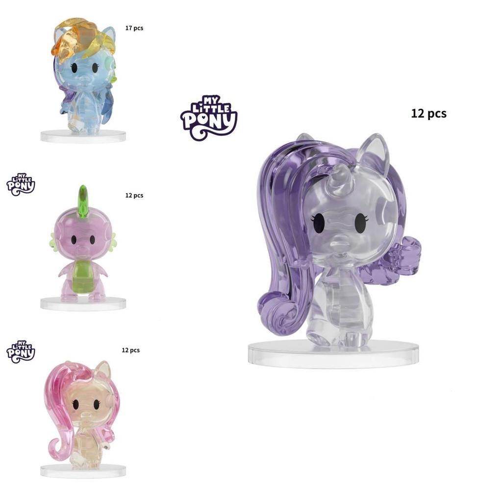Кристальные строительные блоки для подростков Маленький пони Кристальная строительная модель Игрушки