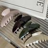 Korean Style Acetate Hair Claw Clip Large Size for Strong Secure Hold Retro Design