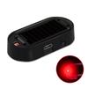 Car Fake Security Light Solar Powered LED Warning Light Simulated Dummy Alarm Wireless Anti Theft Caution Lamp Flashing Light