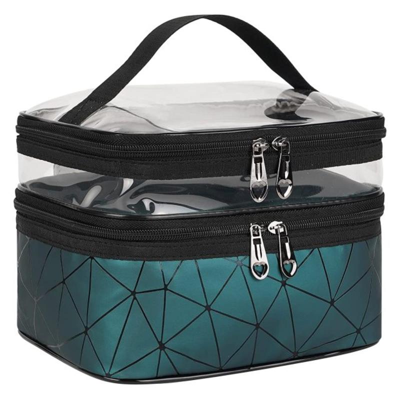 Multifunctional Makeup Bags Makeup Women Double Layer Cosmetics Makeup Organizer Waterproof Women's Cosmetics Gilrl | Cosmetics and Cases