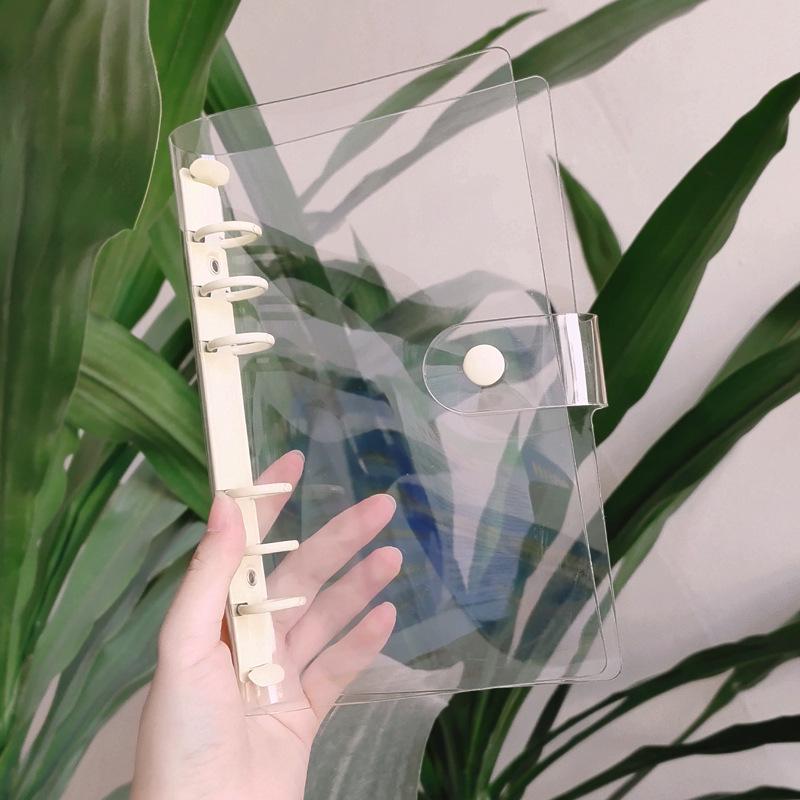 Корейская обложка для блокнота для путешествий из ПВХ с отрывными листами формата А5/А6 в виде конфет-макарон с 6 отверстиями