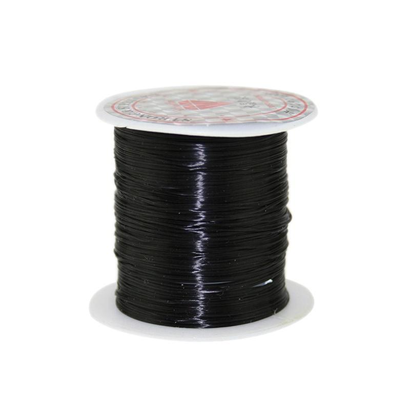 Fashion 10M Rubber Beading Thread DIY Cord Wire String Bead 0.5mm Rope Bracelet Stretch Elastic Jewelry Making Strong