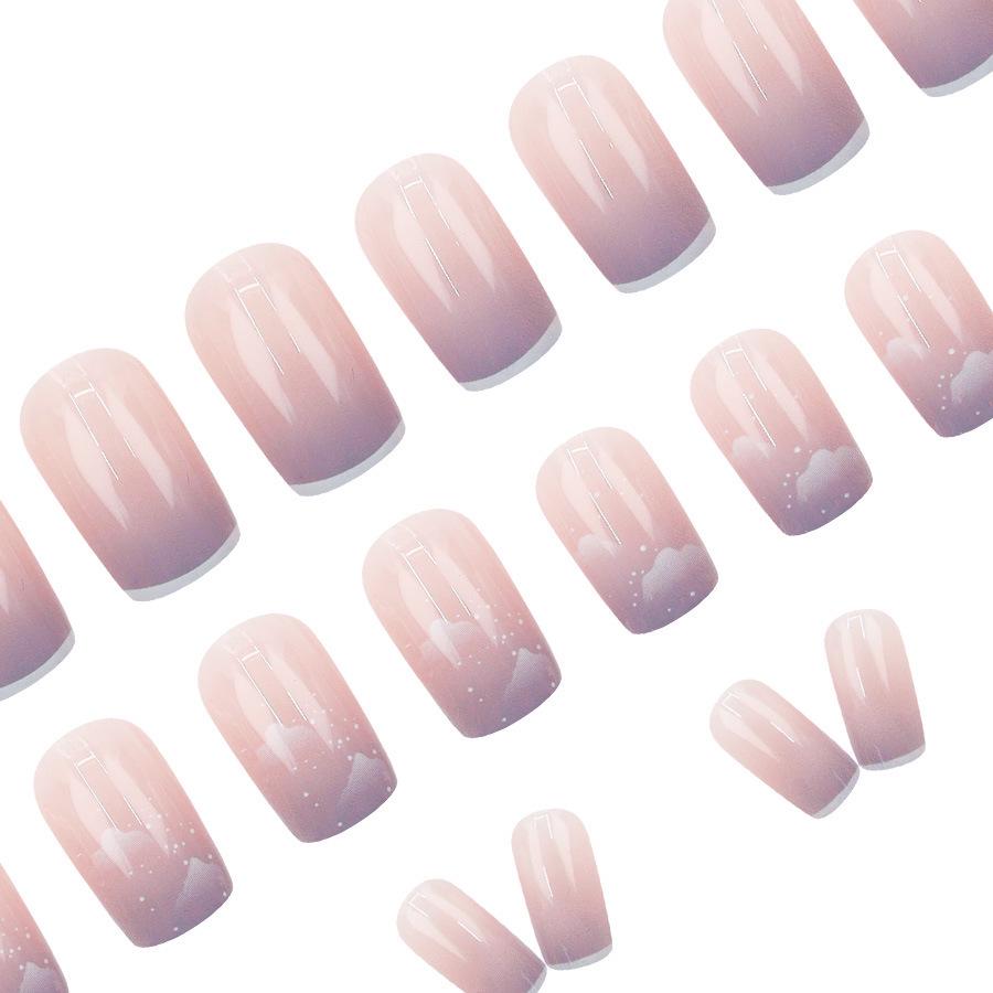 Романтичные облачные румяна 3D-сердечки Наклейки для дизайна ногтей: Мечтательные, Милые и Девичьи Самоклеящиеся Дизайны