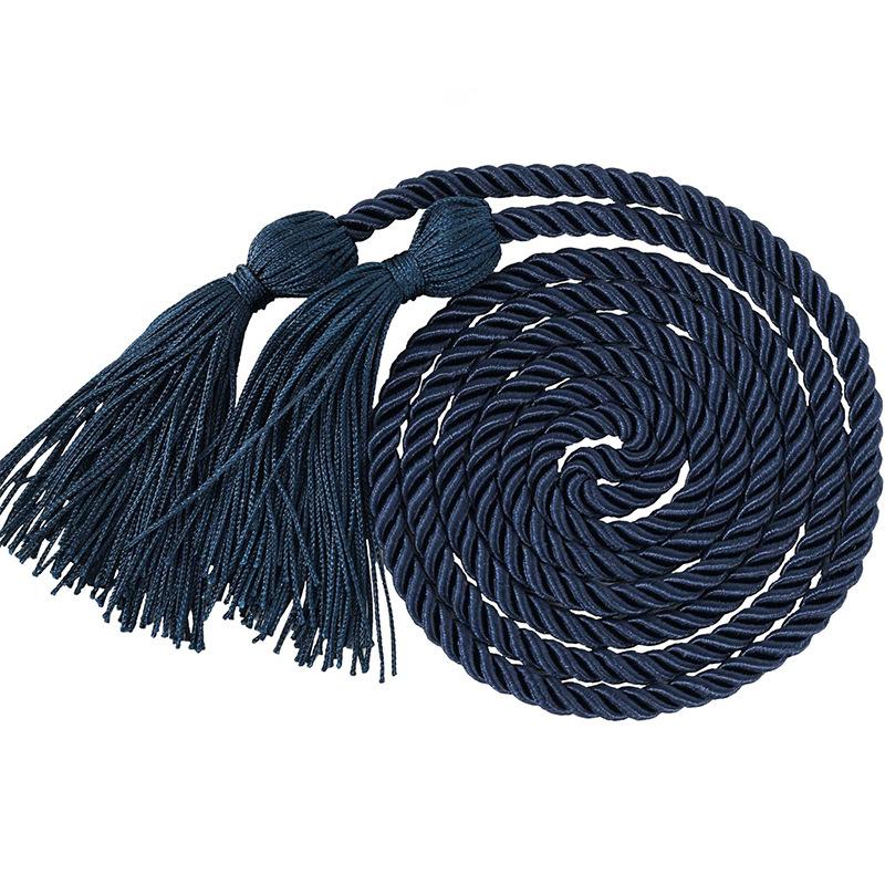 170CM Graduation Honor Cord Double Fringe Tassels Long Rope for Academic Ceremony Student Outfit Party Accessory
