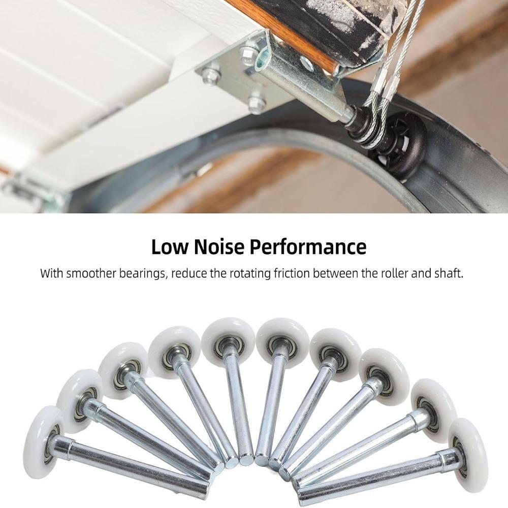 10 pcs set Low Noise Garage Door Wheels Garage Door Replacement Rollers For Garage Door Track