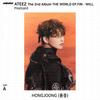 ATEEZ 2-й альбом WORLD EP.FIN WILL Открытка KPOP K-POP