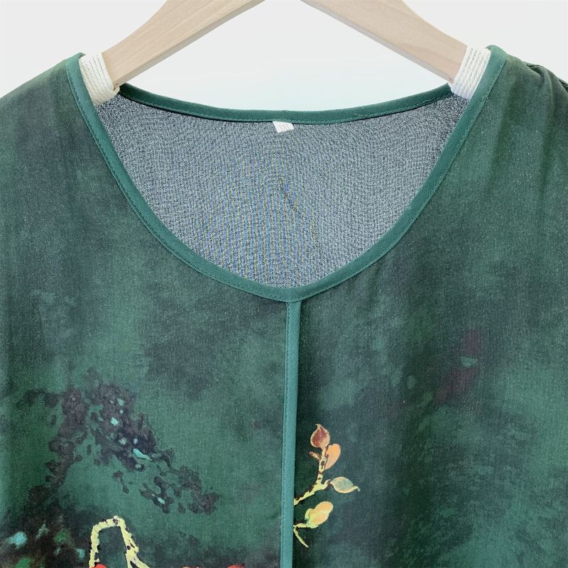 Mother's Day Clothes Mom Summer Clothes Dress Fashionable New Middle-Aged and Elderly Women's Clothing Elegant Chiffon Skirt Plus Size