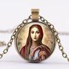 Христианская подвеска-ожерелье Дева Мария, символизирующая веру, надежду и любовь, религиозный подарок