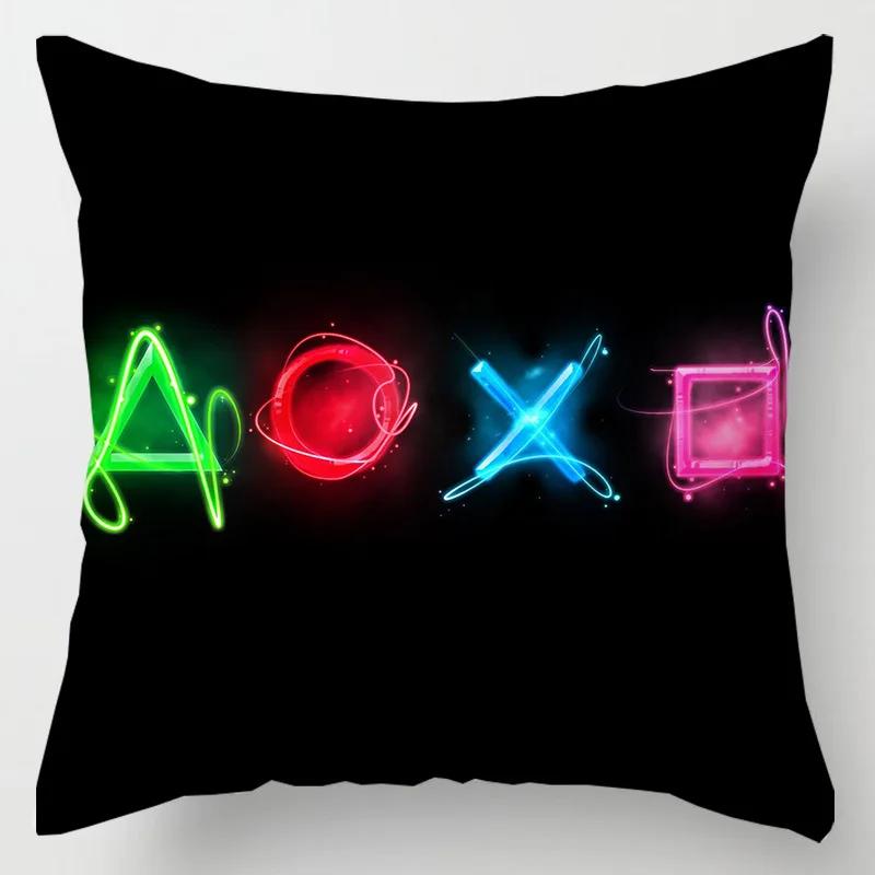Home Decor TV Game Fan Style Square Pillowcase Cushion Cover Anime New Design Gamer Grip Printed 45x45 Gift for Kids