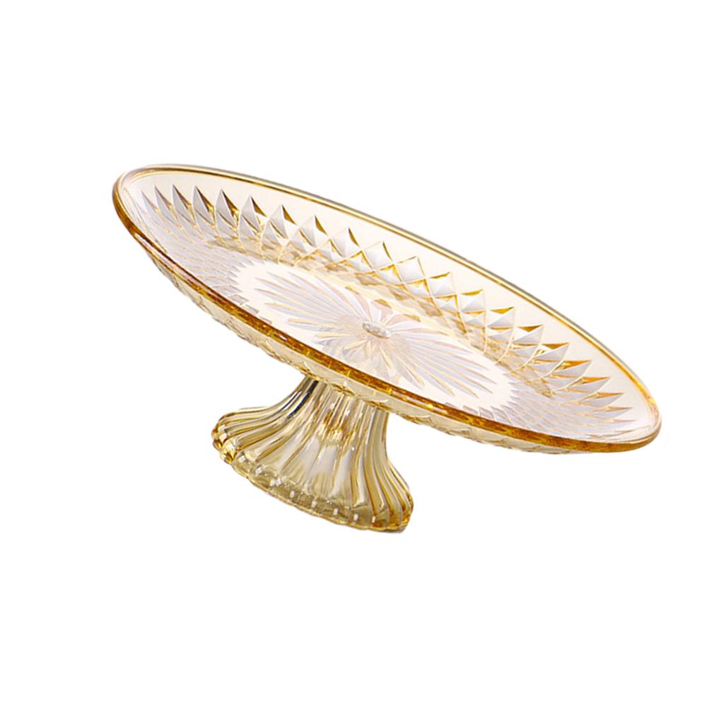 Cupcake Stand Display Platter Crystal Large Stand Serving Dish for Party Decorating Supplies