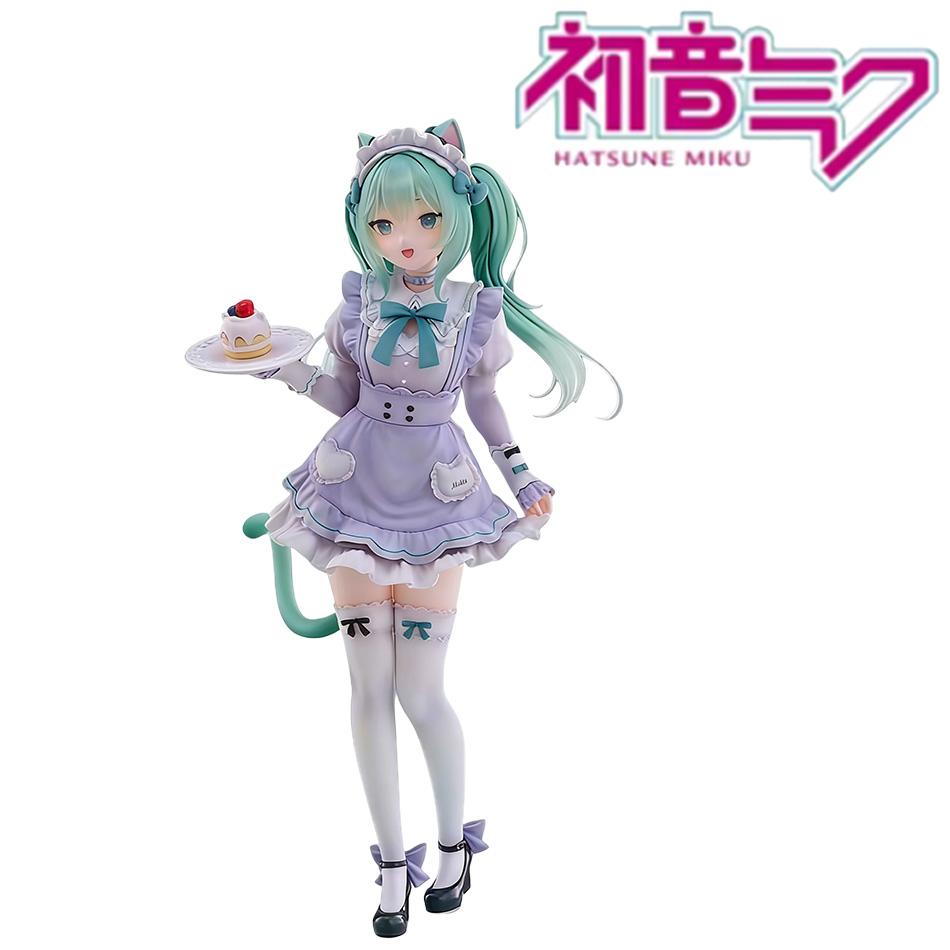 F:Nex Piapro Miku Масштаб 1/7 Кошачьи Ушки Горничная Аниме Фигурка Хацунэ Мику ПВХ Модель Домашний Декор Подарок на День Рождения Для Детей
