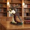 Resin Cross Sculpture Resin Table Ornament  Entryway Counter Small Figurine