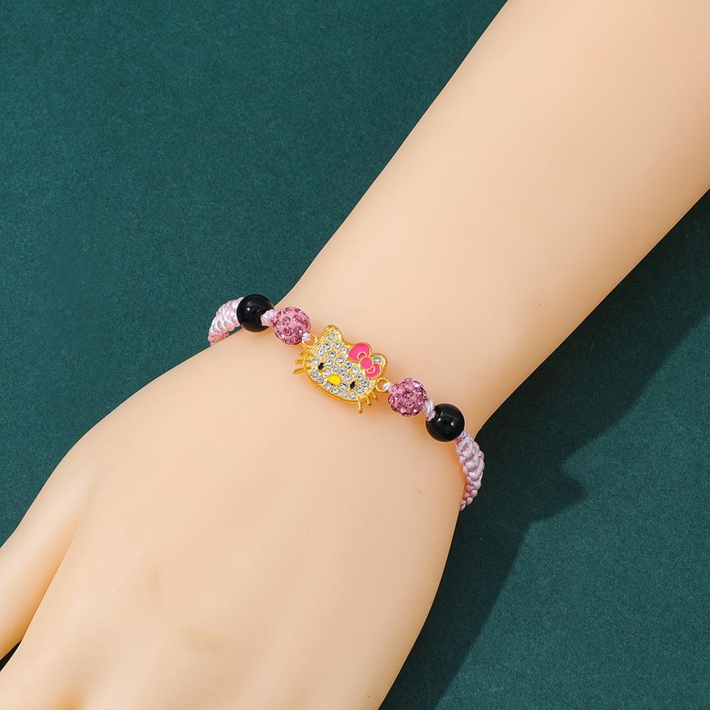 Ручная цепочка Hello Kitty с геометрическим дизайном для подарка, сувенир для путешествий